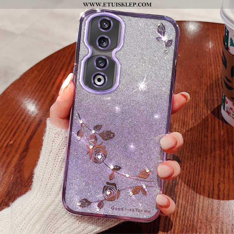 Etui do Honor 90 Pro Brokat W Kolorze Gradientowym